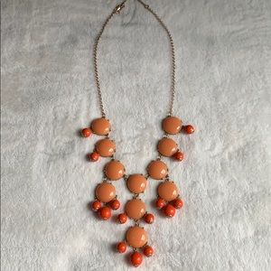 Orange bubble necklace